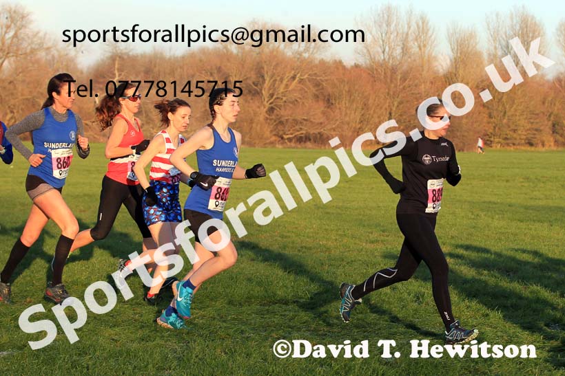 Senior womens 2022 North Eastern Cross Country Champs., Temple Park, South Shields.  Photo: David T. Hewitson/Sports for All Pics